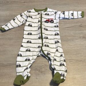 Tuffy Tractor Print Kids One Piece